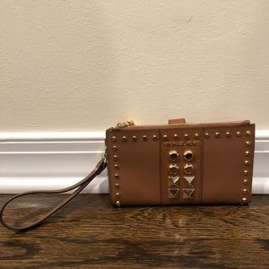 Michael Kors Adele Leather Smartphone Wallet